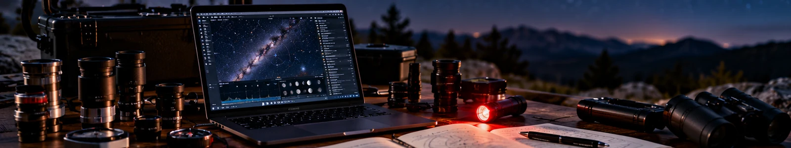 Astronomy equipment calculators