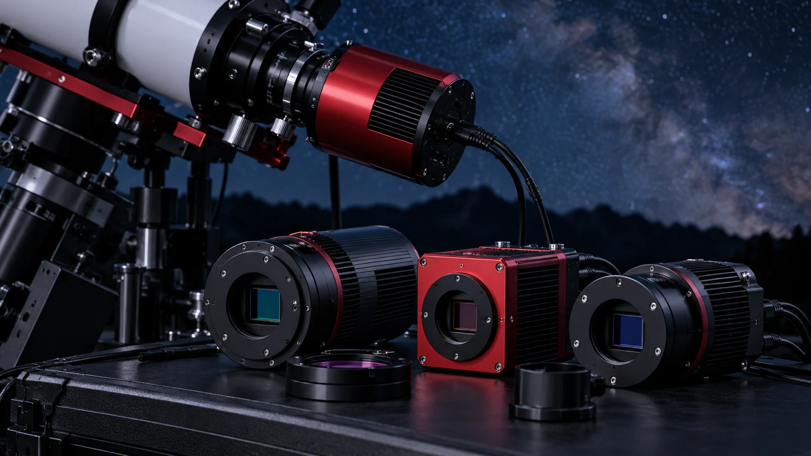 Cooled Astronomy Cameras