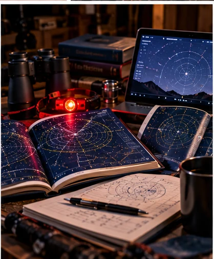 Astronomy Equipment and Field Guides